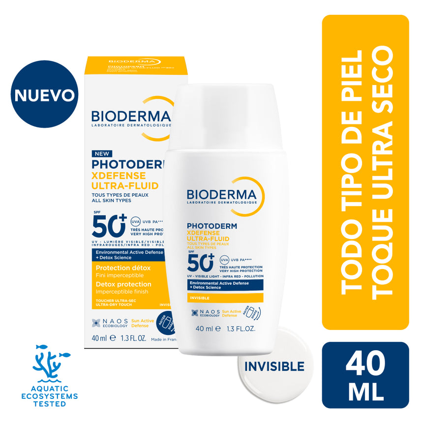 Bioderma Photoderm Xdefense Ultrafluid Invisible SPF50+ 40 ml.