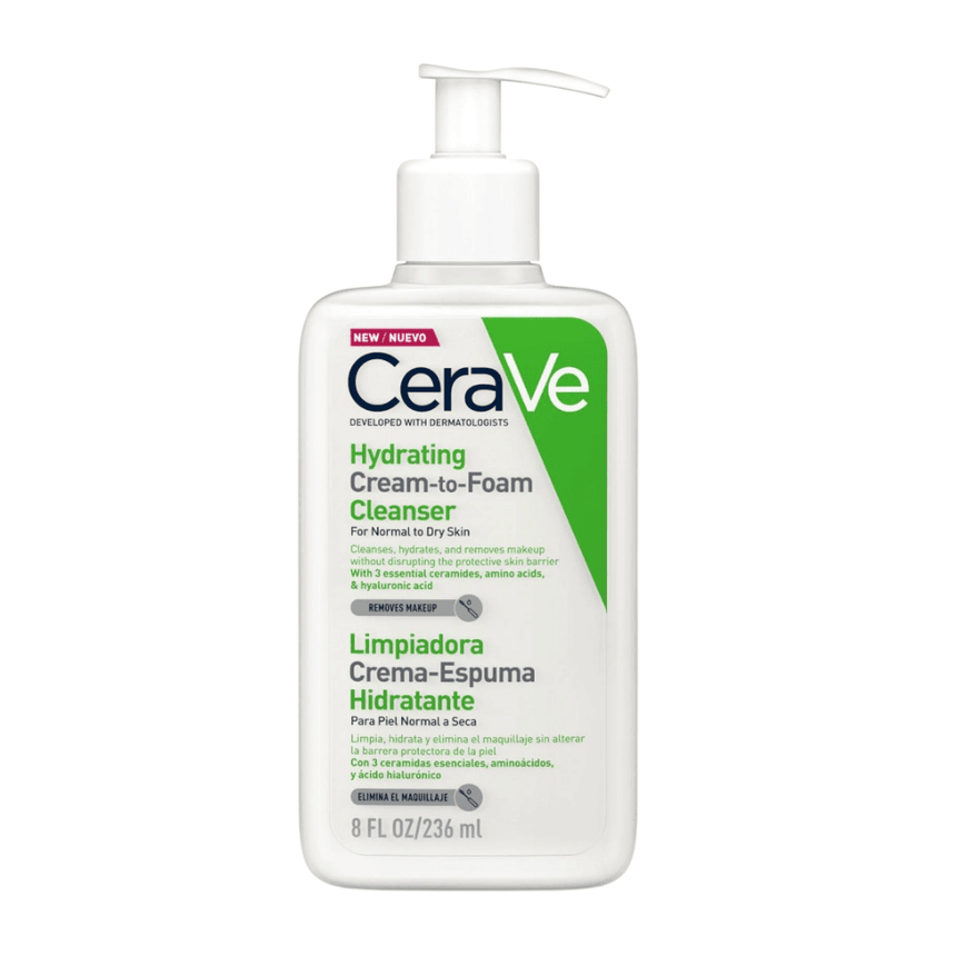 Cerave Limpiadora Crema Espuma Hidratante 236 ml.