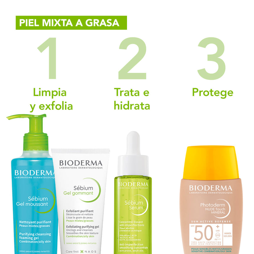 Gel Exfoliante Bioderma Sébium Gommant 100 ml