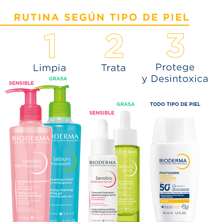 Fotoprotector Bioderma Xdefense Invisible SPF 50+ 40 ml