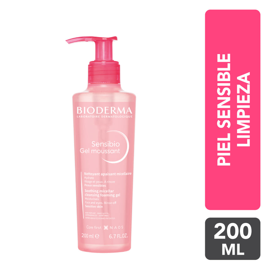 Gel Limpiador Bioderma Sensibio Gel Moussant 200 ml