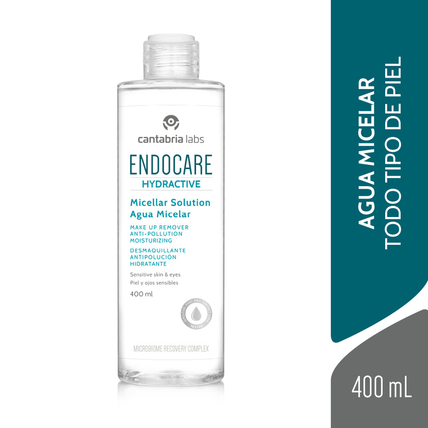 Limpiador ENDOCARE HYDRACTIVE Agua Micelar 400 ml.