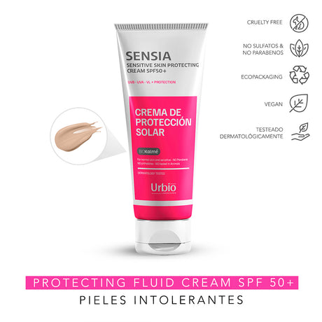 Fotoprotector Sensia Sensitive Skin Protecting Cream SPF50+ con Color 40 ml