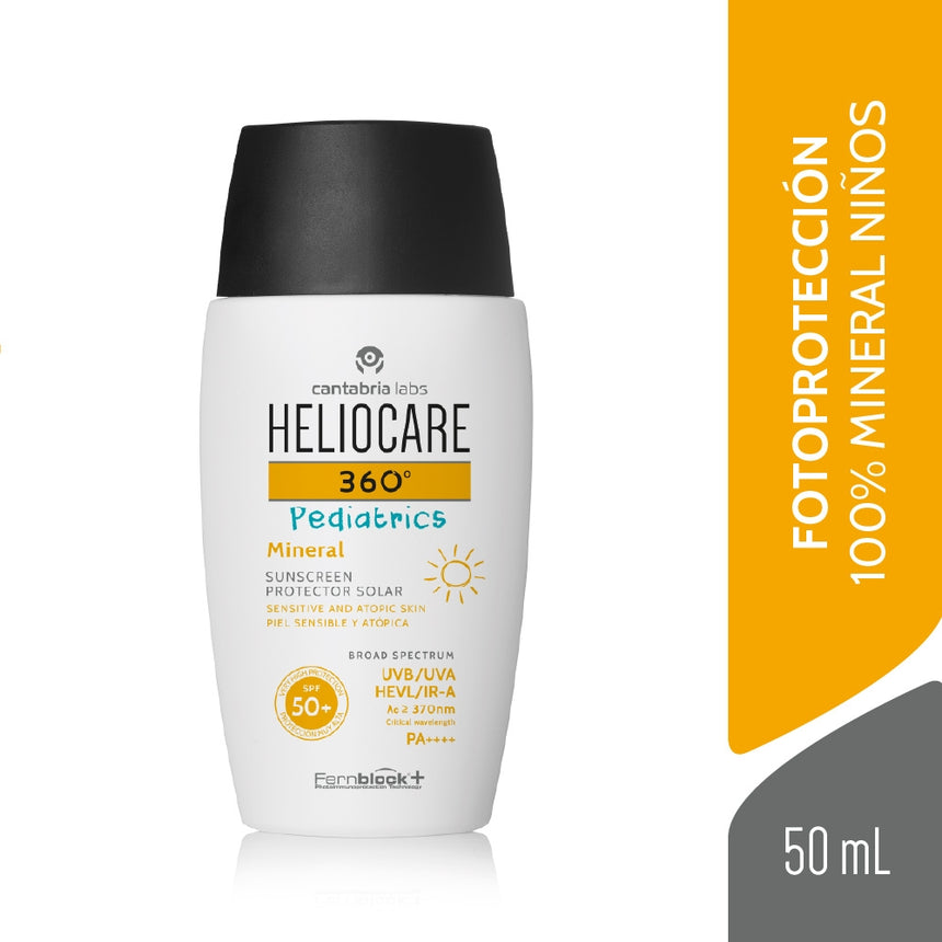 Fotoprotector Heliocare 360 Pediatrics Mineral SPF 50+ 50 ml