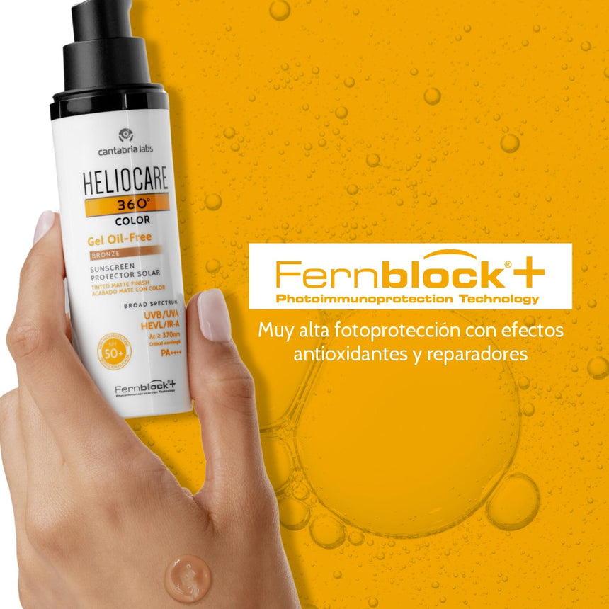 Fotoprotector Heliocare 360 Gel Oil Free Bronze 50 ml