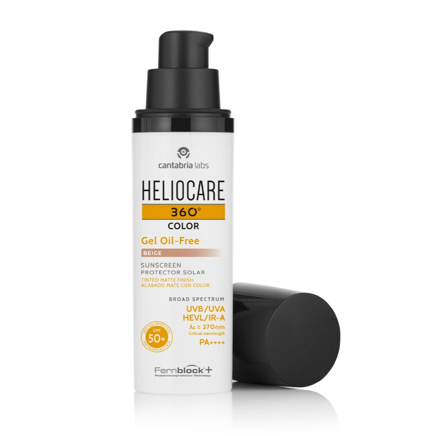 Fotoprotector Heliocare 360 Gel Oil Free Beige 50 ml
