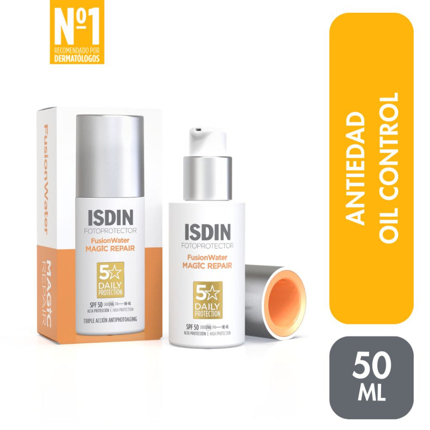 Fotoprotector Isdin Fusion Water Magic Repair SPF 50 50 ml