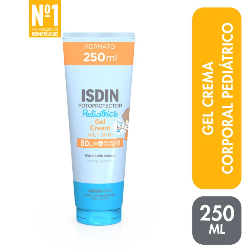 Fotoprotector Isdin Pediatrics Gel Cream Wet Skin 250 ml
