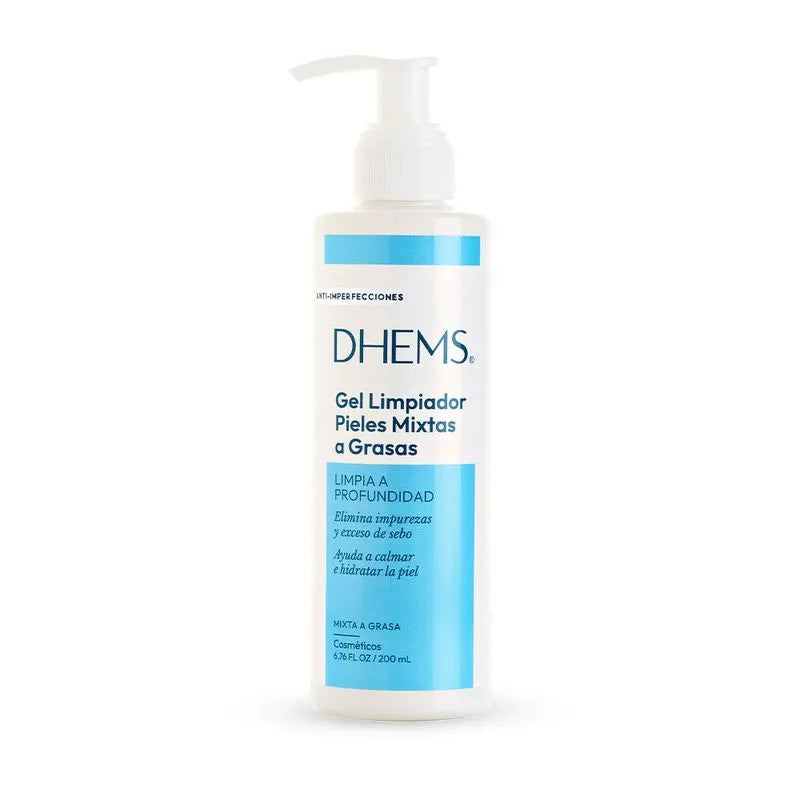 Gel Limpiador Dhems Pieles Grasas y Mixtas 200 ml