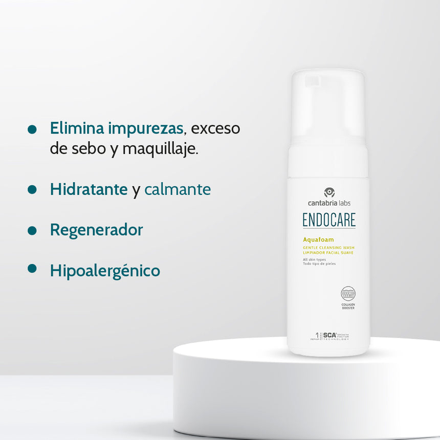 Limpiador ENDOCARE ESSENTIAL Aquafoam 125 ml.