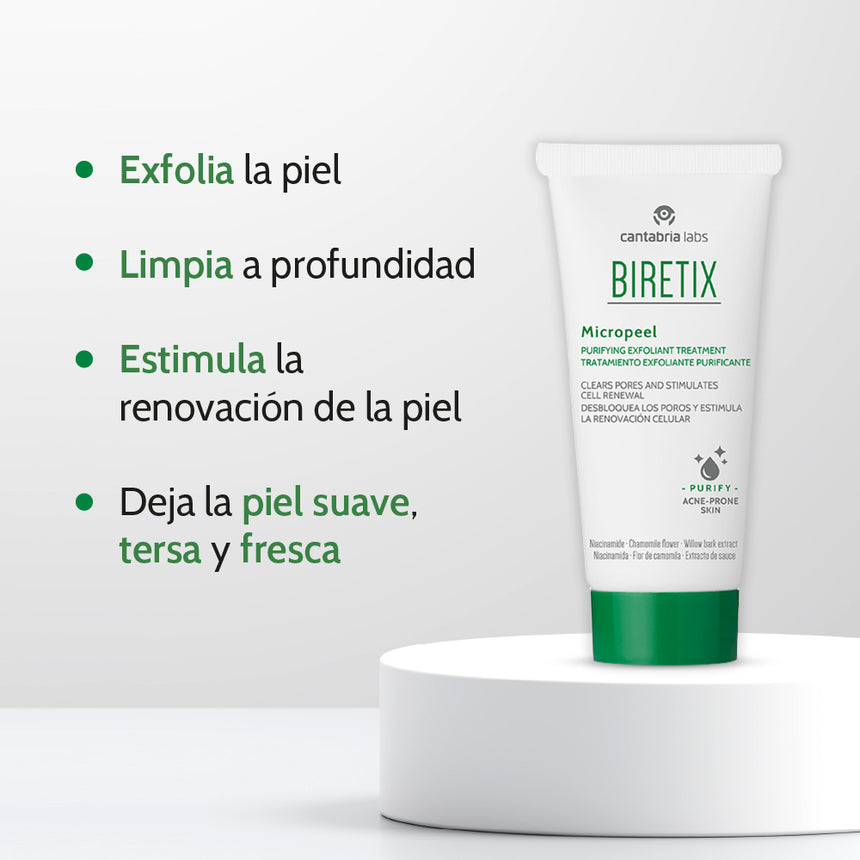Exfoliante BIRETIX Micropeel 50 ml.