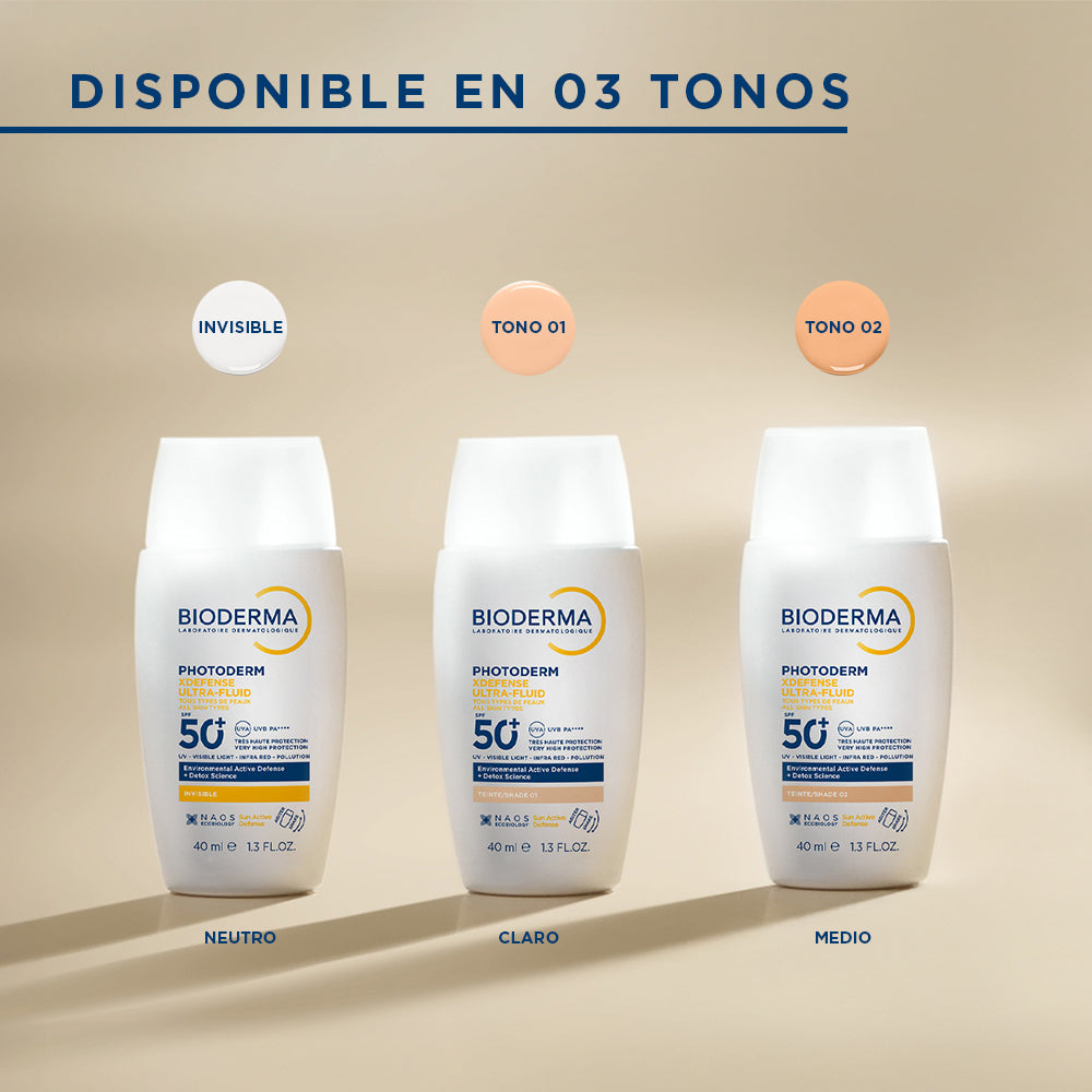 Bioderma Photoderm Xdefense Ultrafluid SPF50+ Color 40 ml.