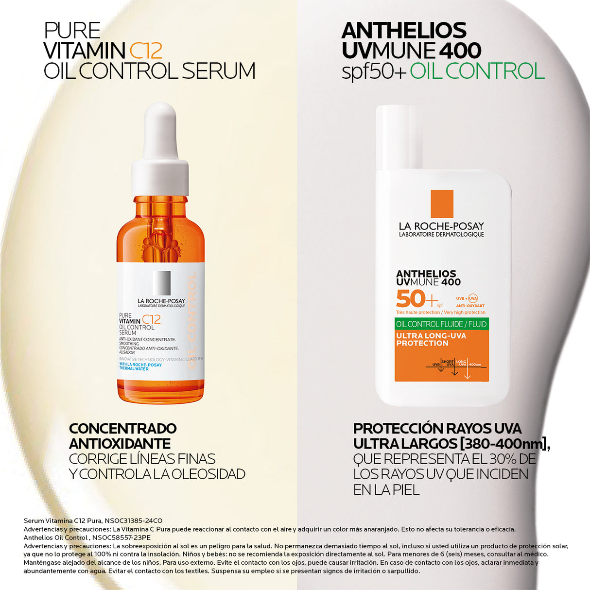 La Roche Posay Serum Pure Vitamin C12 Oil Control 30 ml.