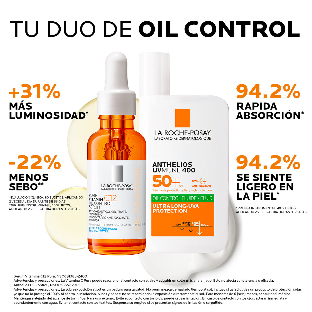 La Roche Posay Serum Pure Vitamin C12 Oil Control 30 ml.