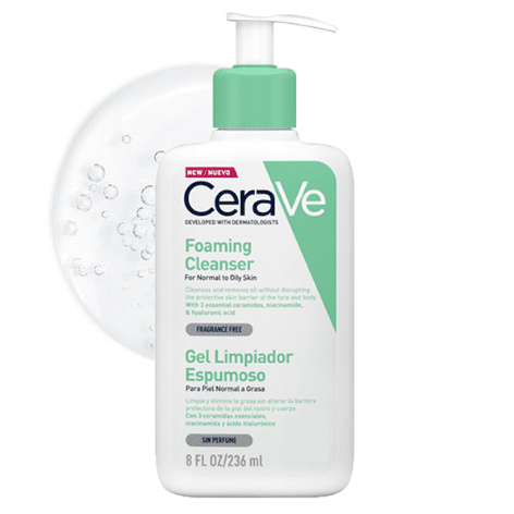 Cerave Gel Limpiador Espumoso