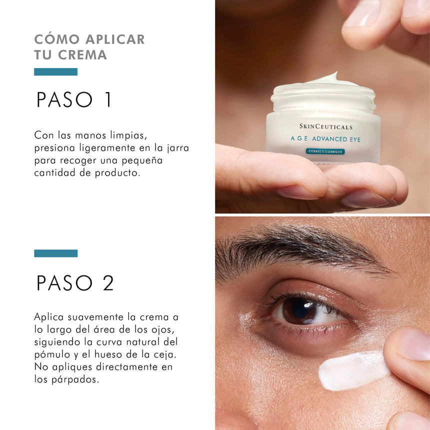 SkinCeuticals Crema para Contorno de Ojos Antiedad A.G.E. Advanced Eye 15 ml.