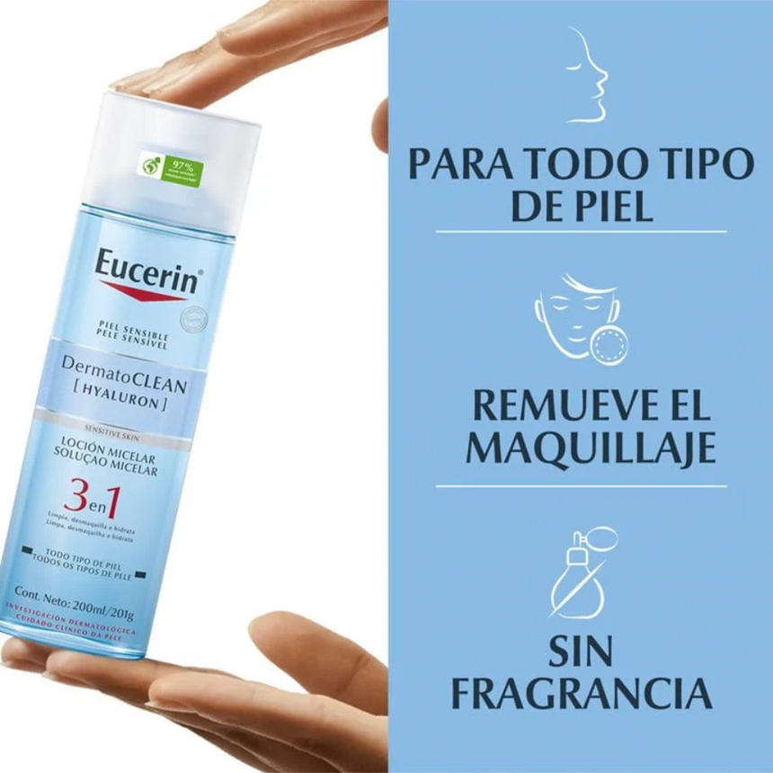 Eucerin DermatoCLEAN Loción Micelar Facial 200 ml.