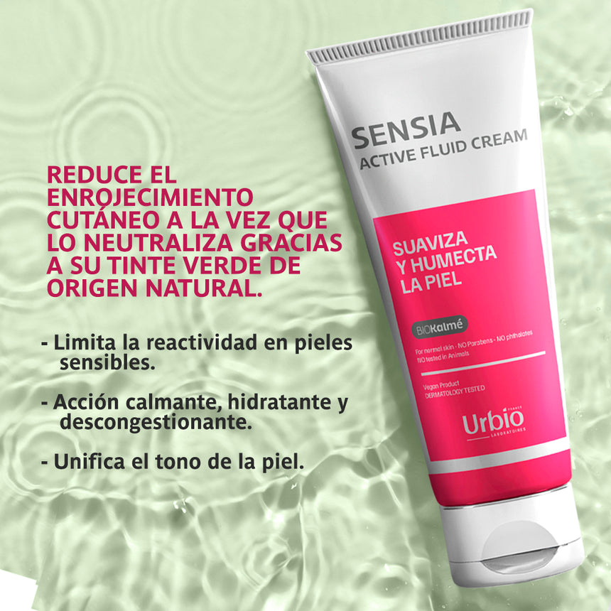 Crema Fluida Hidratante Sensia Active Fluid Cream Suaviza y Humecta 40 ml