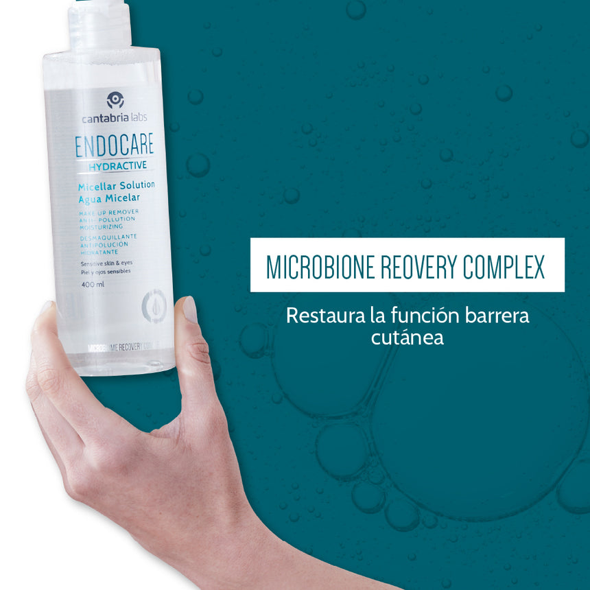 Limpiador ENDOCARE HYDRACTIVE Agua Micelar 400 ml.