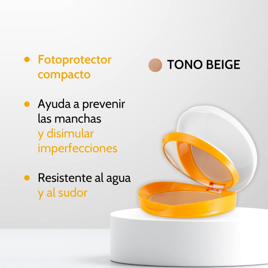 Fotoprotector Beige Heliocare 360° Color Oil Free Compact SPF 50+