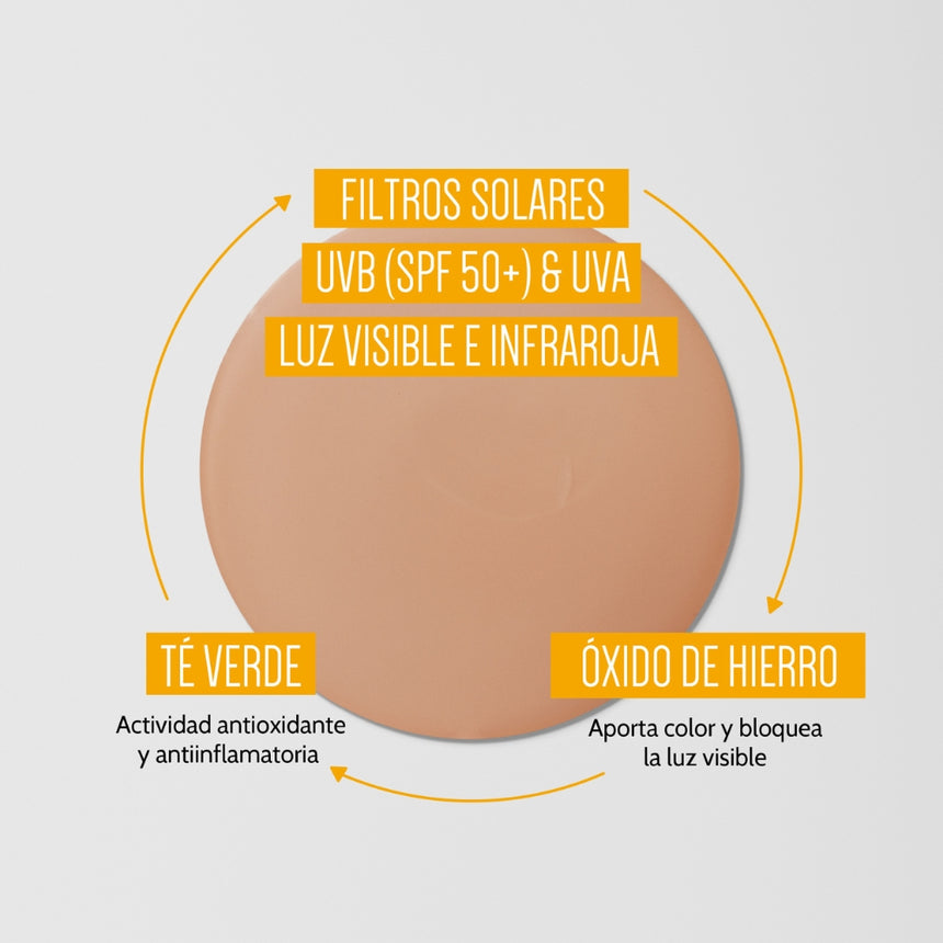 Fotoprotector Beige Heliocare 360° Color Oil Free Compact SPF 50+