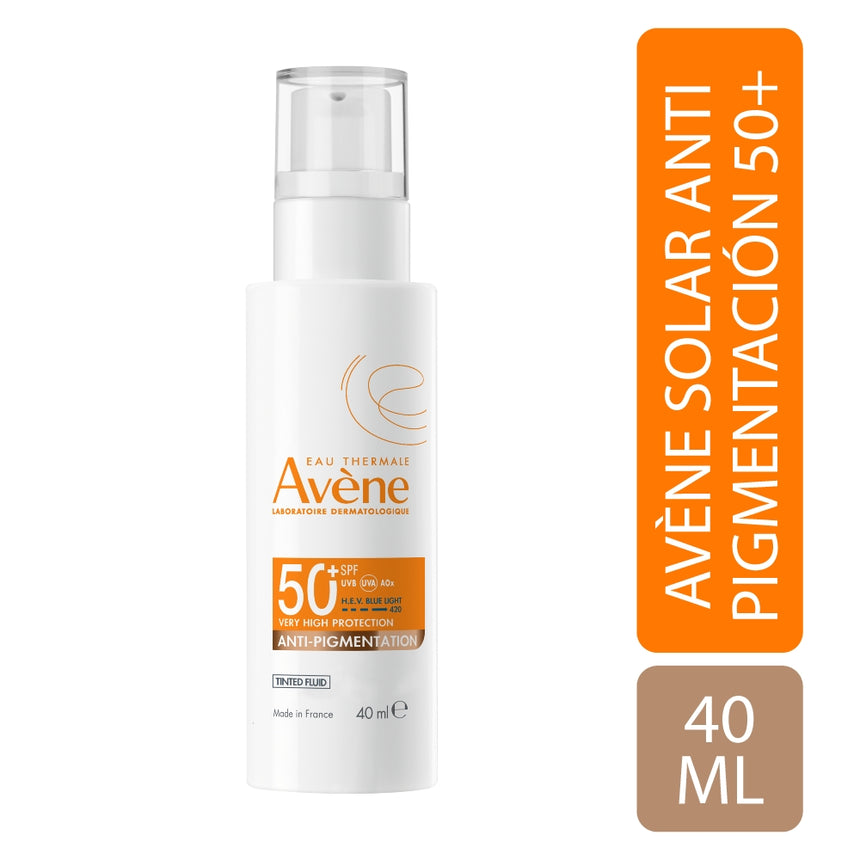 Fotoprotector Avène Solar Antipigmentación SPF 50+ 40 ml