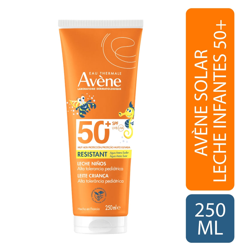 Fotoprotector Avène Solar Leche Infantes SPF 50+ 250 ml