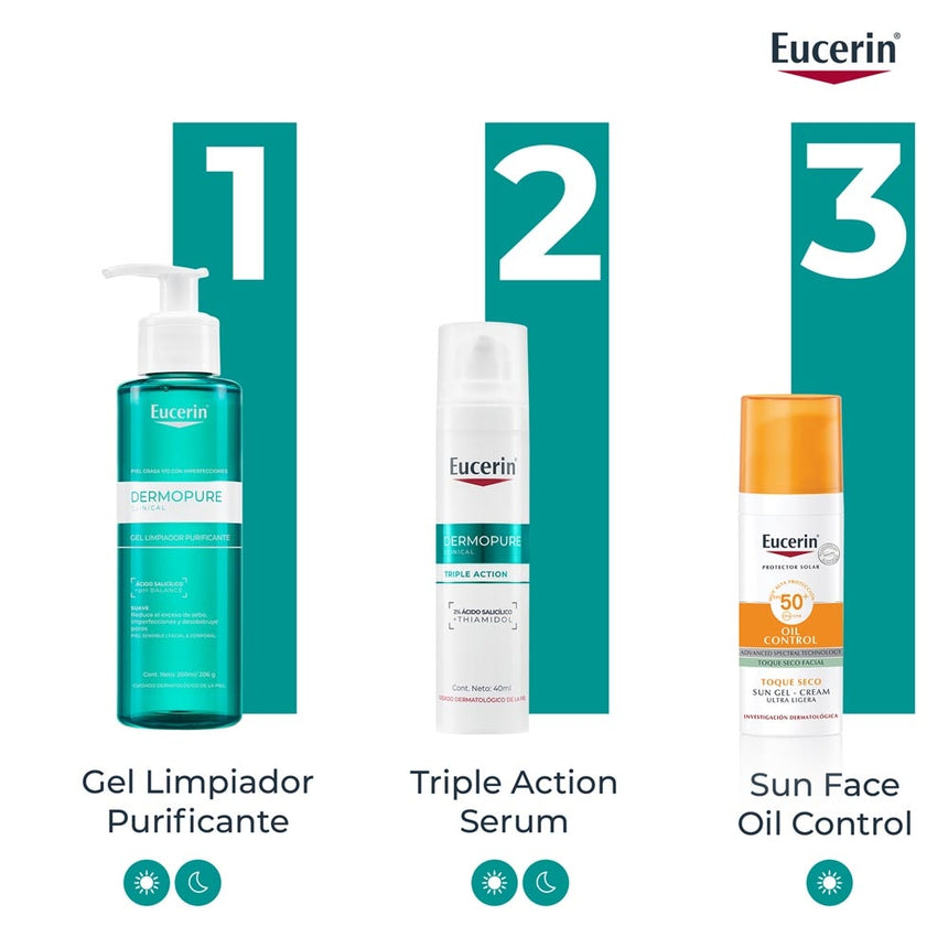 Gel Limpiador Purificante Eucerin Dermopure Clinical
