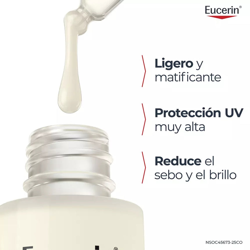 Fotoprotector Eucerin Oil Control Toque Seco Sérum 30 ml