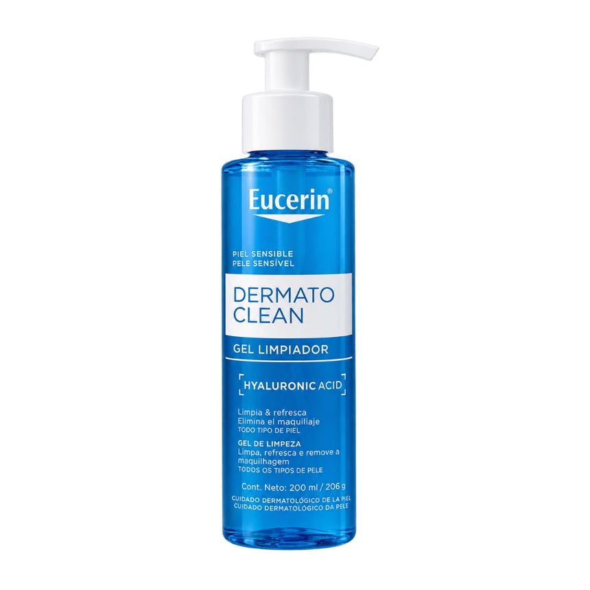 Gel Limpiador Eucerin DermatoCLEAN Hyaluron 200 ml