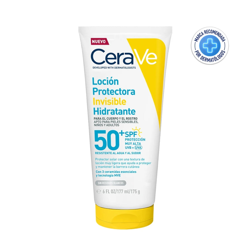 Loción protectora Cerave Invisible Hidratante 177 ml
