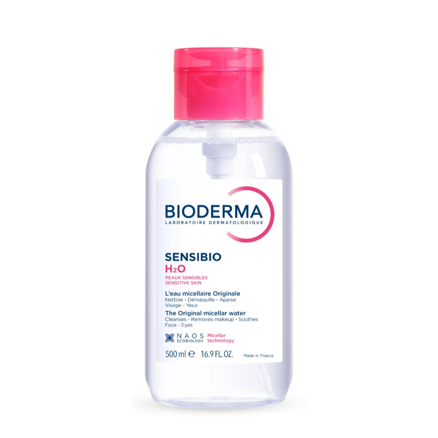 Agua Micelar Bioderma Sensibio H2O Pump 500 ml