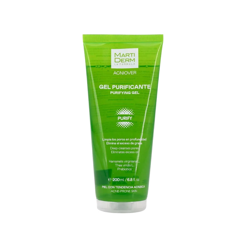 Gel Limpiador Martiderm Acniover Purificante 200 ml