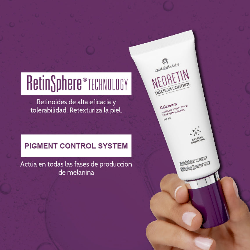 Antimanchas NEORETIN Discrom Control Gelcream SPF 50 40 ml.