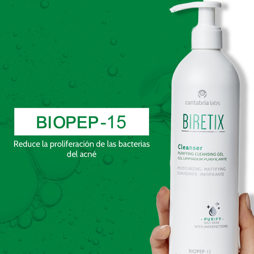 Gel Limpiador Biretix Cleanser Piel Mixta Grasa 400 ml