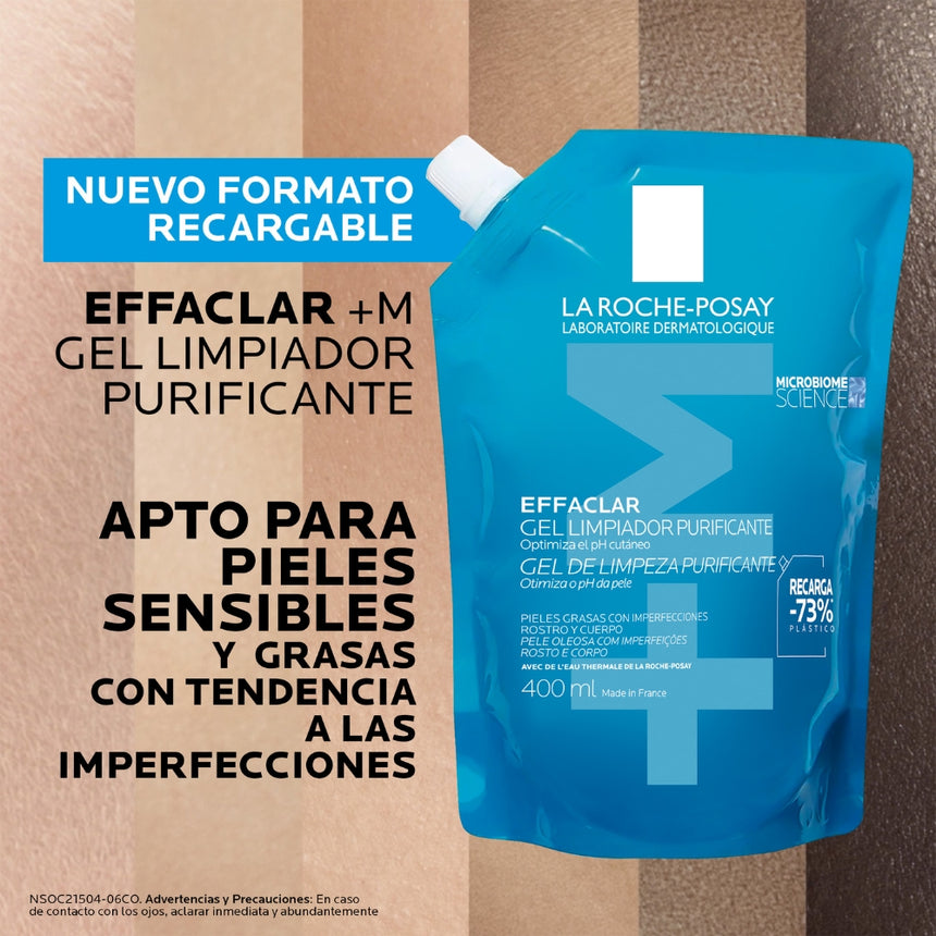 Refill La Roche Posay Effaclar Foaming Gel 400ml