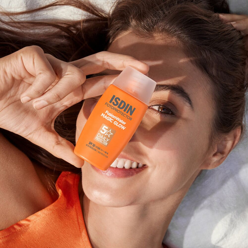 Fotoprotector Isdin Fusion Water Magic Glow SPF 50 50 ml