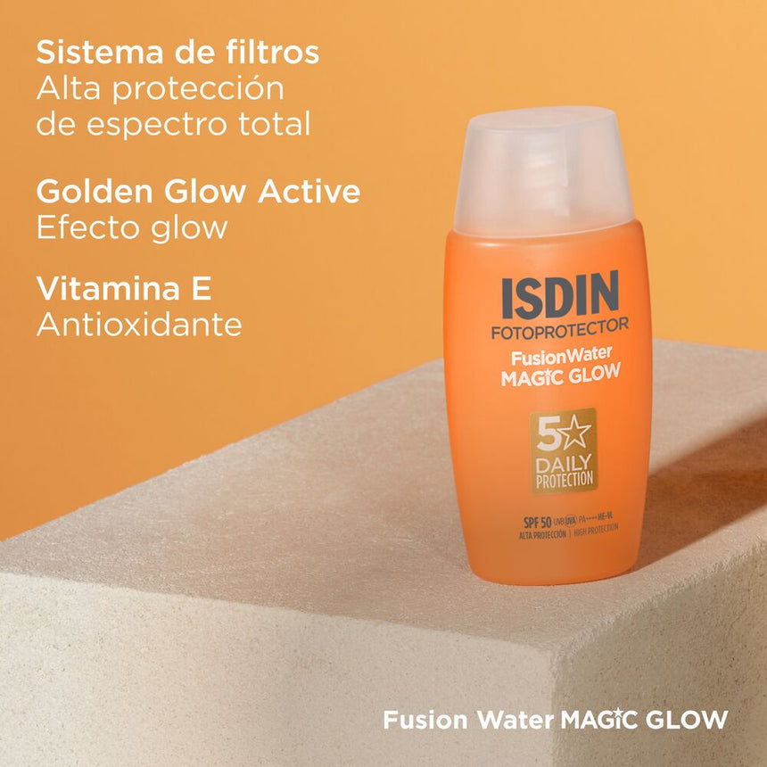 Fotoprotector Isdin Fusion Water Magic Glow SPF 50 50 ml