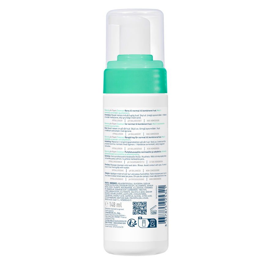Cerave Limpiador Air Foam Reequilibrante 148 ml.
