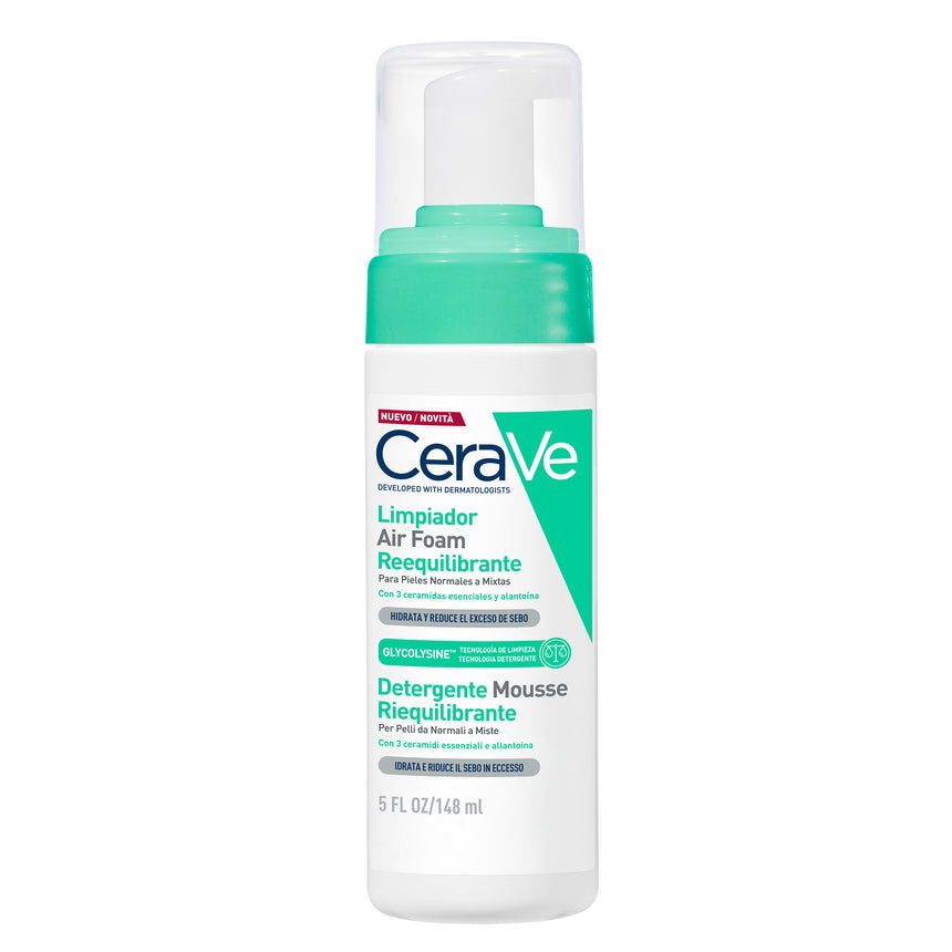 Cerave Limpiador Air Foam Reequilibrante 148 ml.