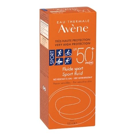 Fotoprotector Avène Solar Fluido Sport SPF 50+ 100 ml
