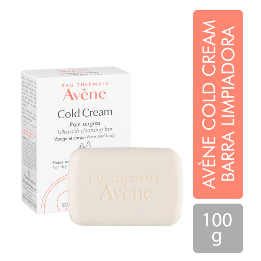 Avène Cold Cream Barra Limpiadora 100 gr.