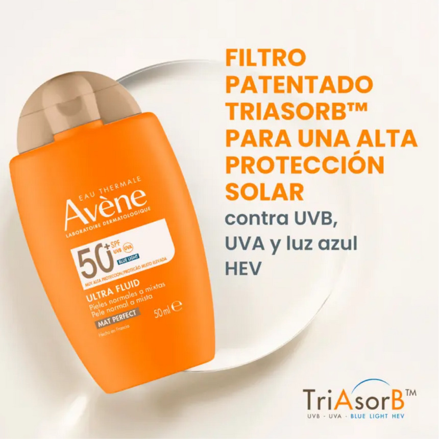 Fotoprotector Avène Ultra Fluid Mat Perfect SPF 50 50 ml