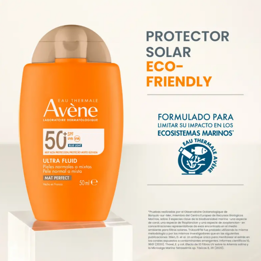 Fotoprotector Avène Ultra Fluid Mat Perfect SPF 50 50 ml