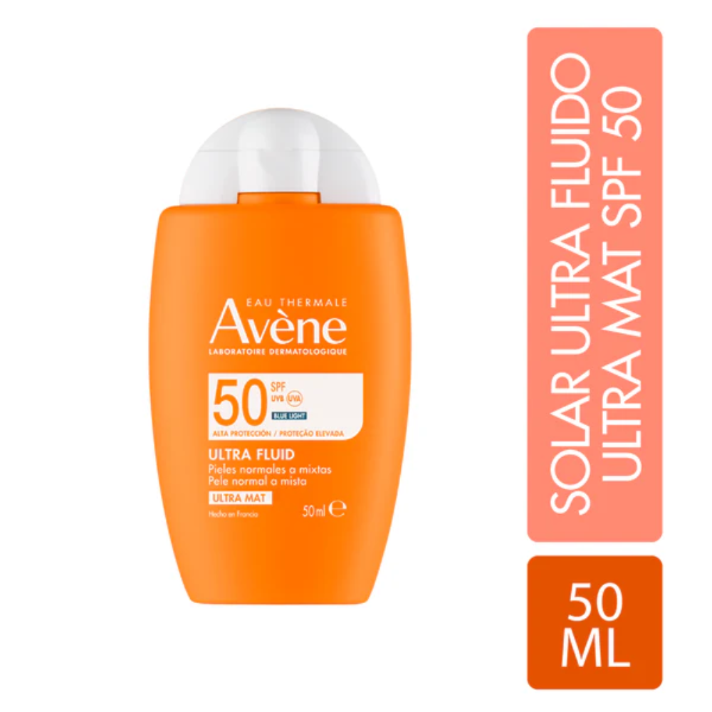 Avène Solar Ultra Fluid Ultra Mat SPF50 50 ml.