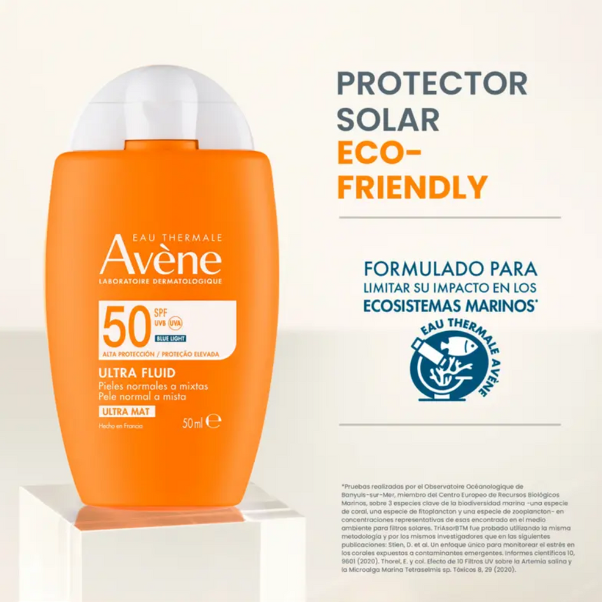 Fotoprotector Avène Ultra Fluid Ultra Mat SPF 50 50 ml