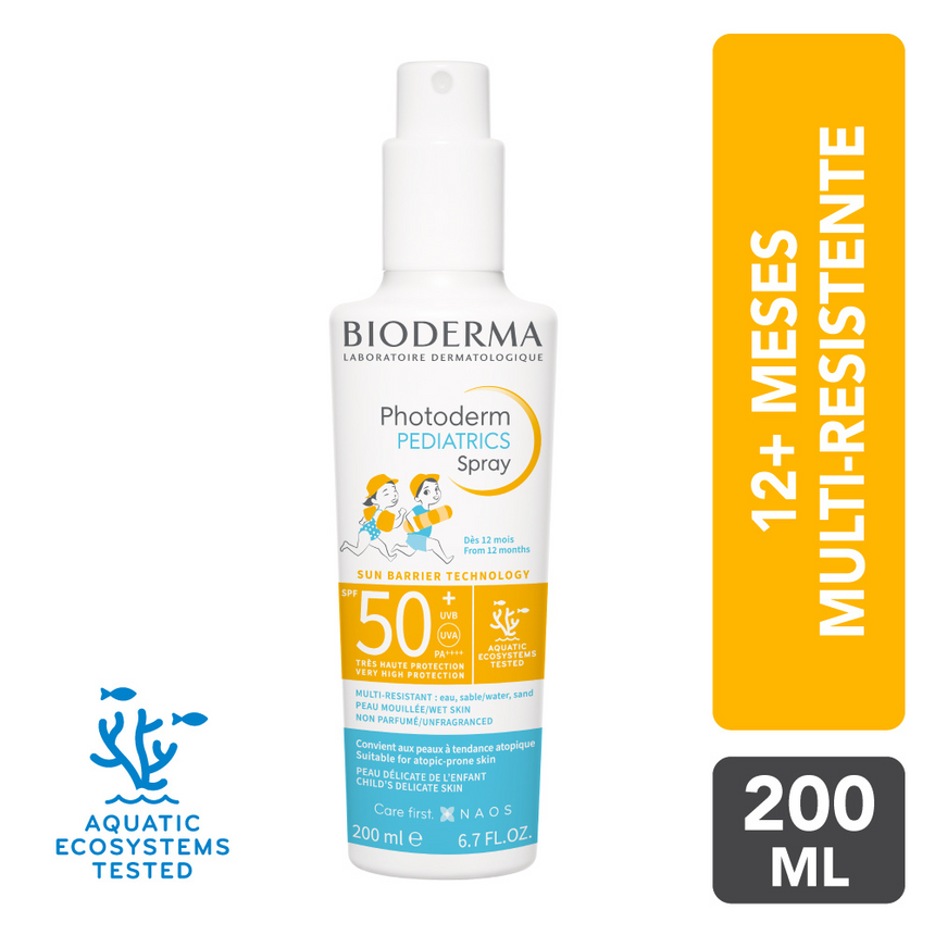 Fotoprotector Bioderma Pediatrics Spray SPF 50+ 200 ml