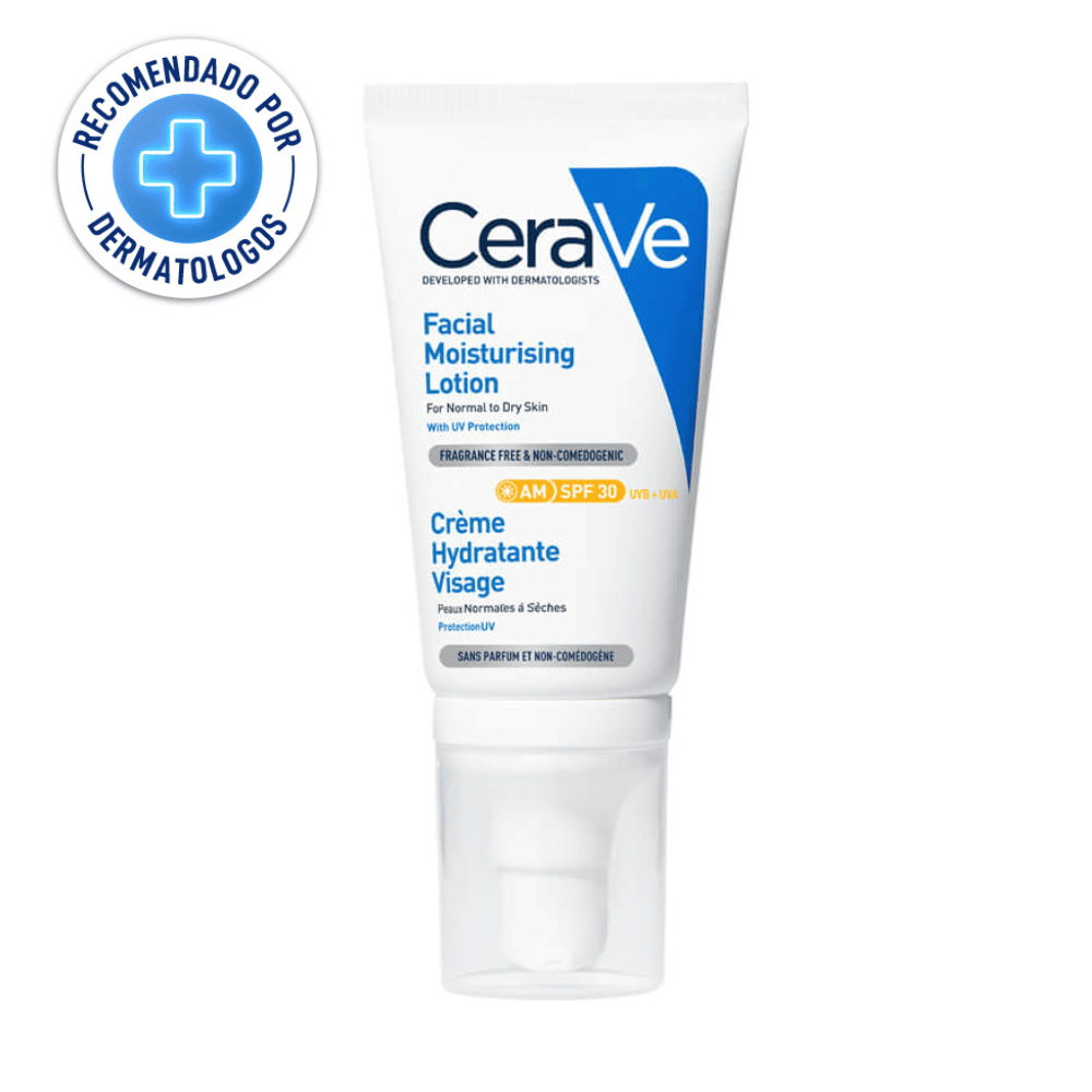 Cerave Loción Hidratante de Rostro SPF30 52 ml.