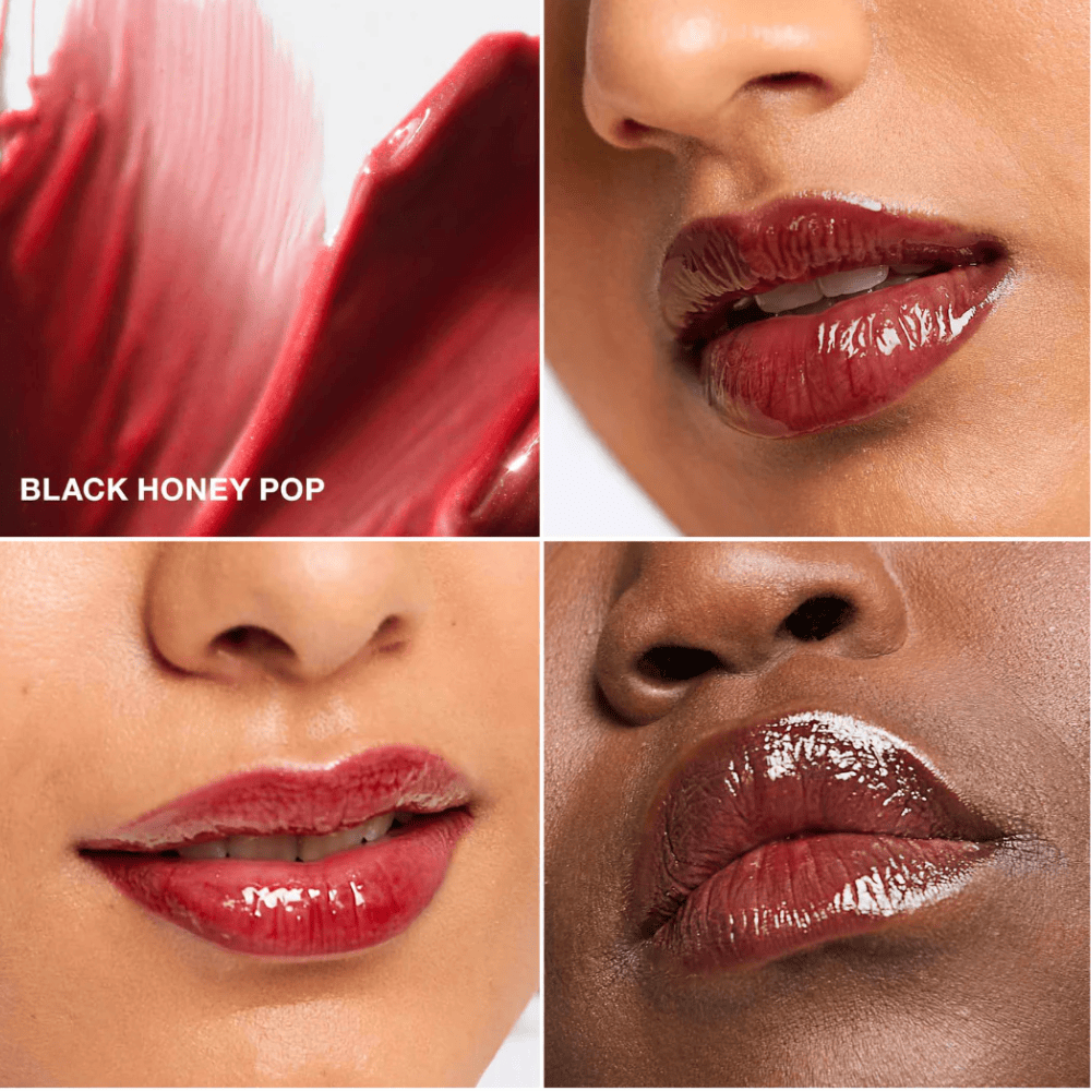 Clinique Pop Plush Creamy Lip Gloss 01 Black Honey 3.4 ml.