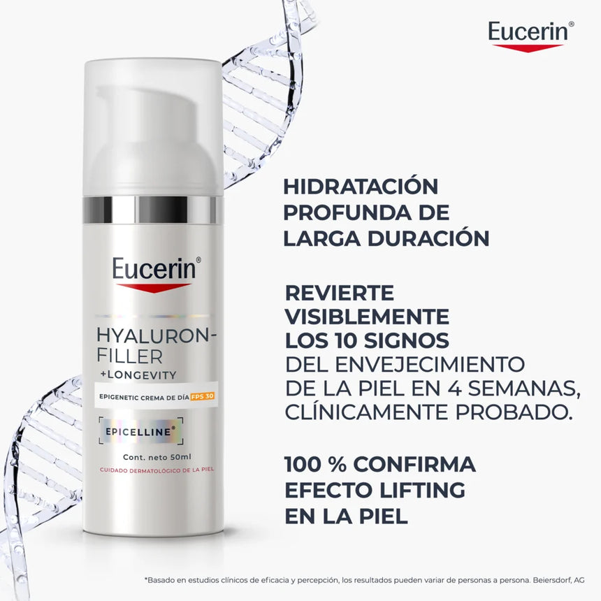 Crema Facial Eucerin Epigenetic De Día FPS 30 Hyaluron Filler 50ml